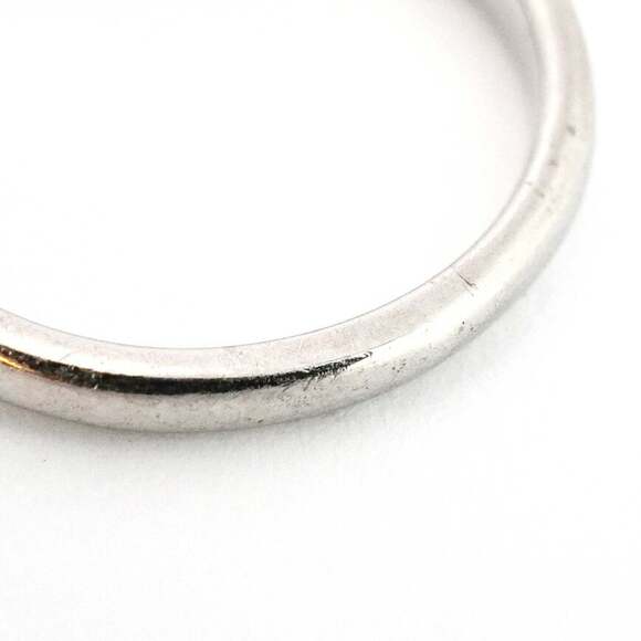 TIFFANY Silver Diamond Ring - Picture 7 of 7